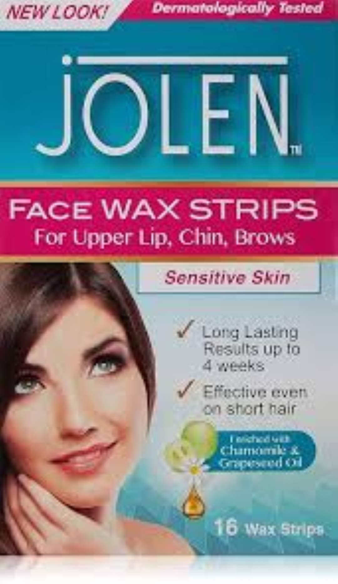 JOLEN FACE WAX STRIPS 16'S